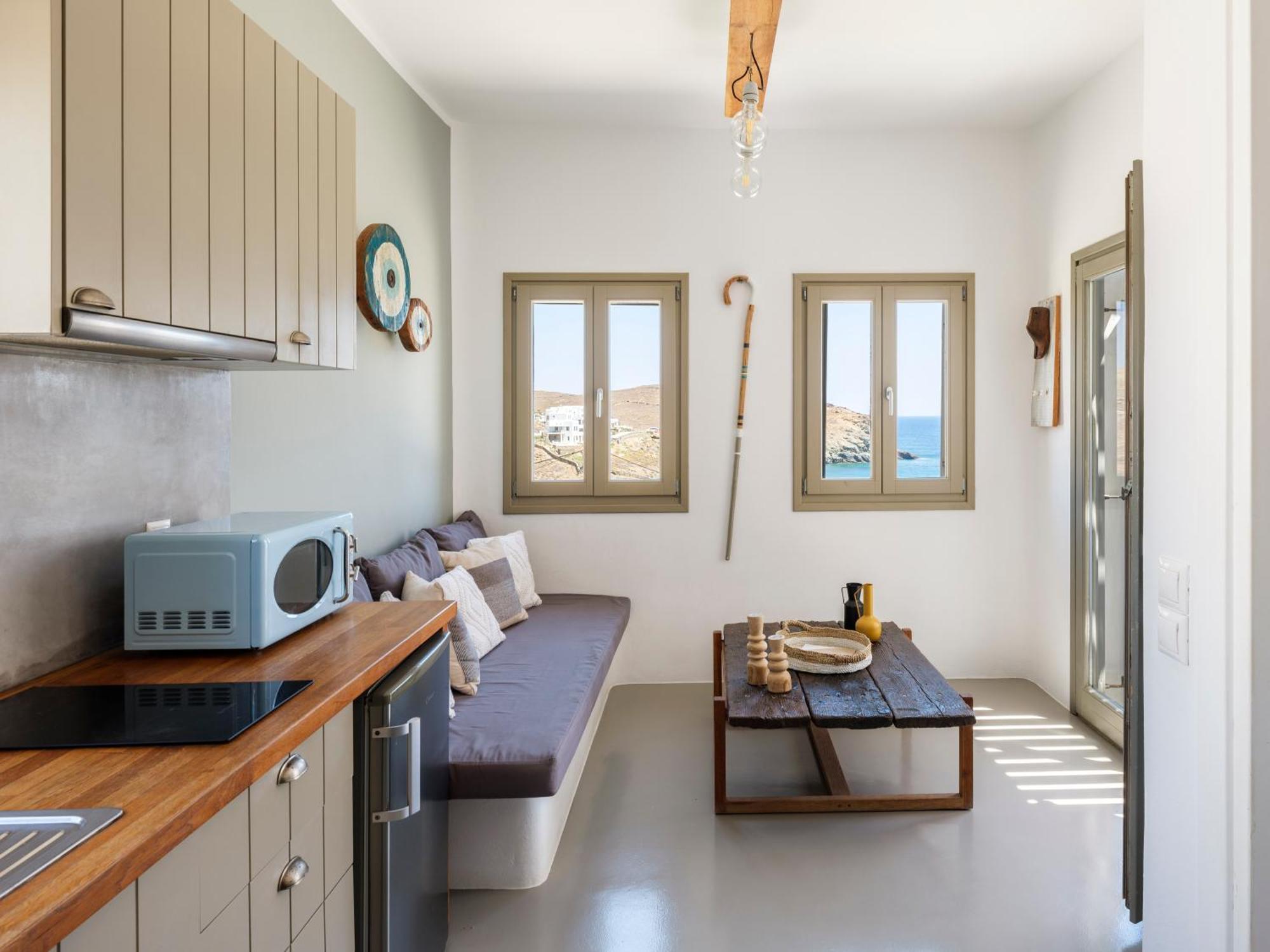 Merchia Beach Sea Rock & Sky Private Mykonos Residence מראה חיצוני תמונה