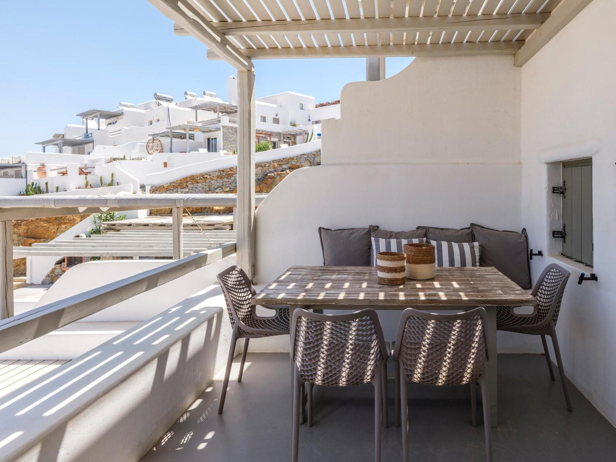 Merchia Beach Sea Rock & Sky Private Mykonos Residence מראה חיצוני תמונה
