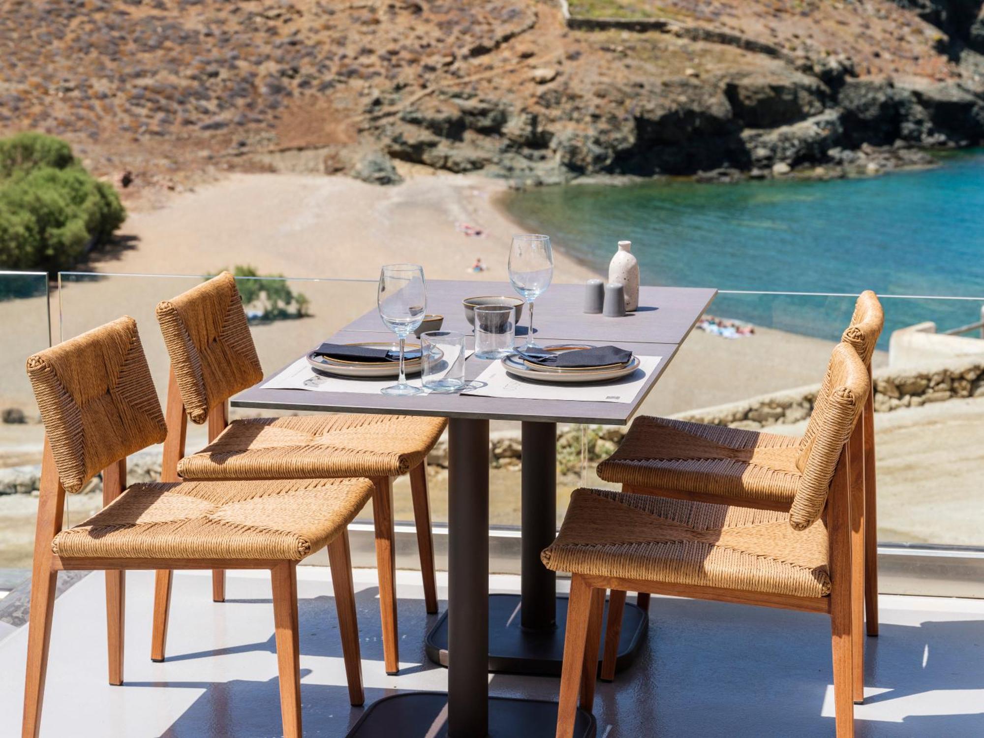 Merchia Beach Sea Rock & Sky Private Mykonos Residence מראה חיצוני תמונה